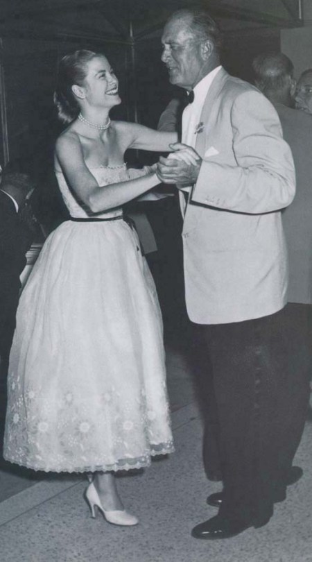 Grace dancing with John