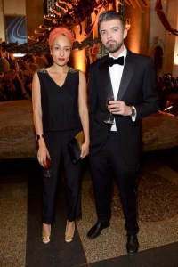 Zadie Smith, Nick Laird== 2014 Museum Gala== American Museum of Natural History, NYC== November 20, 2014== ©Patrick McMullan== Photo - Clint Spaulding/PatrickMcMullan.com== ==